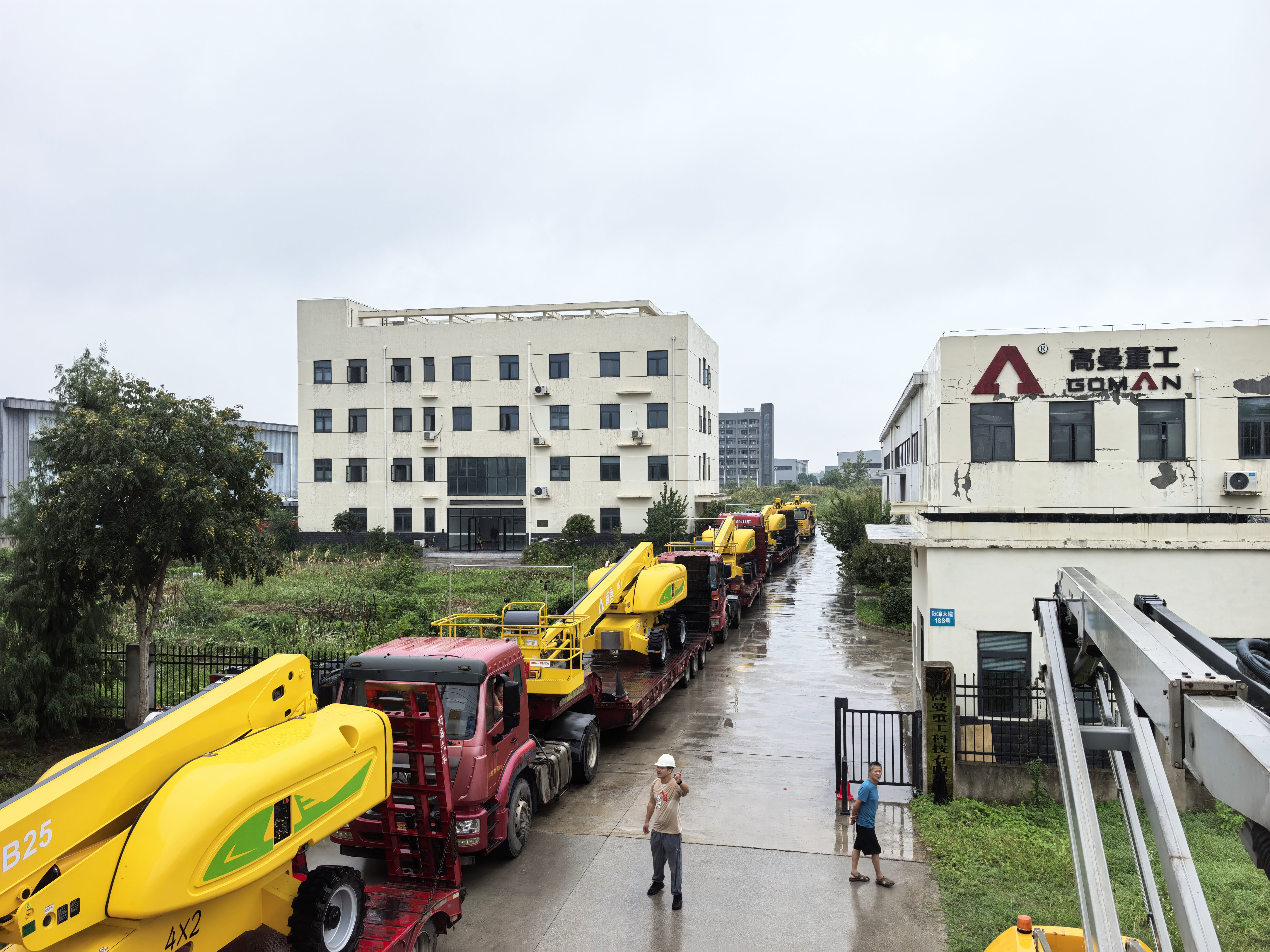 Goman Delivers 6 Units of 25m Boom Lifts to the Client